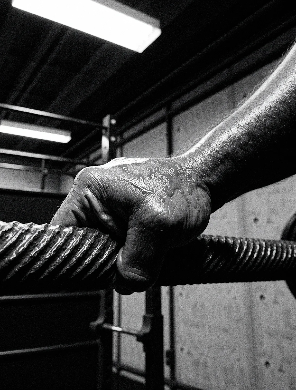 The grip of strength on industrial iron